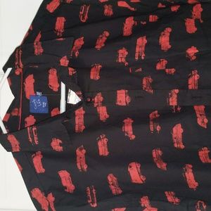 Trendy life van bus button up